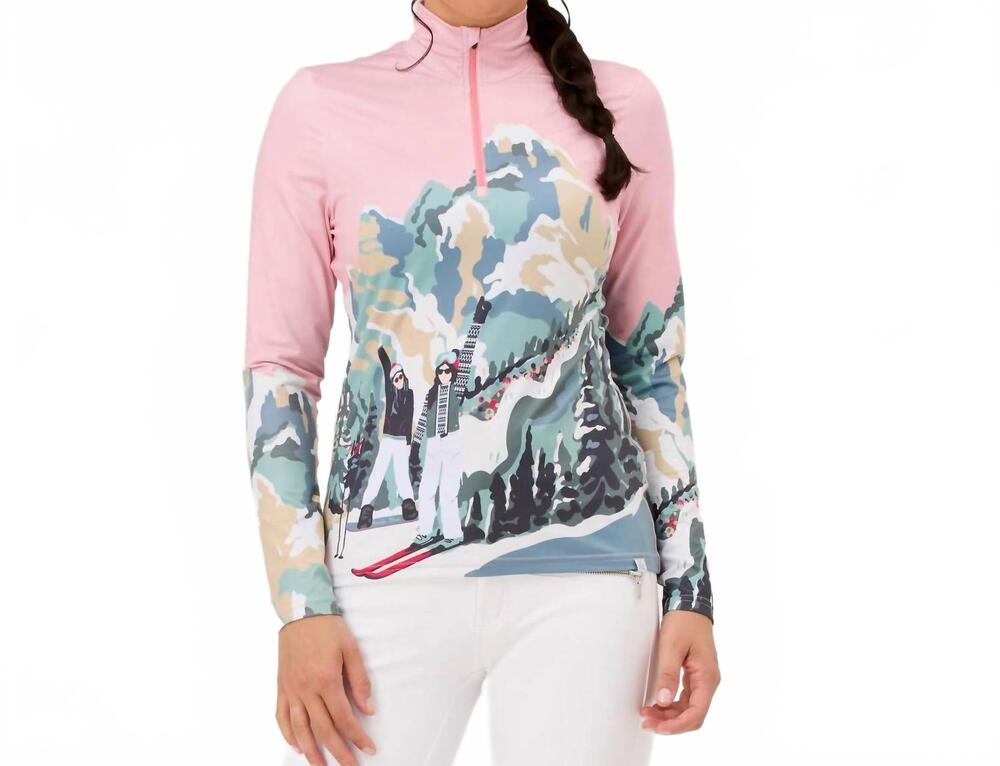NEW KRIMSON KLOVER ski power base layer top in pink